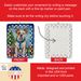 American Bulldog Christmas Reindeer Porcelain Ornament Christmas Tree Hanging Decorations For Home Christmas Holiday, Rectangle, Gift, Multicolor_maomaolike.com