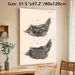 Equine Thoracic Anatomy Painting Poster, Vintage Monochrome Labeled Equine Chest Muscle & Skeletal Illustration Poster, Informative Medical Artwork_maomaolike.com