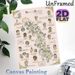 Women's Rights History Painting Poster, Vintage-style Illustrated Timeline With Notable Women & Key Milestones Poster, Informative Educational Wall_maomaolike.com