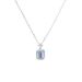 Korean Style Blue Perfume Bottle Necklace For Women, Light Luxury Niche Pendant, Simple Elegant Collarbone Chain, Versatile Jewelr_maomaolike.com