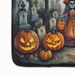La Catrina Skeleton Spooky Halloween Memory Foam Kitchen Mat Machine Washable Anti-Fatigue Mat Cushion Comfort Bath Mat Or Kitchen Rug_maomaolike.com