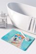 Samoyed Hippie Dawg Memory Foam Kitchen Mat Machine Washable Anti-Fatigue Mat Cushion Comfort Bath Mat Or Kitchen Rug_maomaolike.com