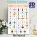 Vowel Teams Educational Painting Poster, Colorful Cartoon-style Phonics Learning Poster, Clear Vowel Teams Guide With Cute Illustrations, Suitable For_maomaolike.com