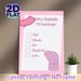 Salah Tracker Painting Poster, Soft Pink Cartoon-style Poster, Practical Tracker For Daily Salah, Suitable For Prayer Room And Home_maomaolike.com