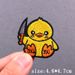 Hip Hop Animal Patch Iron On Patches For Clothing Knife Duck/Frog Embroidery Patches On Clothes Fusible Patch For Clothes Badges_maomaolike.com