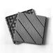 Plastic Composite Deck Tiles Set Of 35pcs, Composite Decking Resist Rust, Water, Weather, Easy To DIY & Maintain, Ideal For Patios, Balconies, Rooftops, Decks, Indoor&Outdoor, 12x12, 12x12in_maomaolike.com