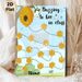 Bee & Honeycomb Themed Praise Chart Painting Poster, Vibrant Cartoon-style Bee & Honeycomb Scene Poster, Motivating Design For Tracking Positive_maomaolike.com