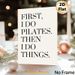 Pilates Quote Painting Poster, Minimalist Typographic Text Poster, Relatable Pilates-focused Message, Ideal For Home Gym, Workout Space Or Living Room_maomaolike.com