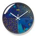 Yipula 7246 Modern Fashion Light Luxury Wall Art Silent Round Living Room Home Simple Quartz Clock_maomaolike.com