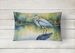 Birds, Birds, Birds Throw Pillow Throw Pillow For Indoor Couch Bed Outdoor Patio Washable, Blue Heron Stalking Prey 7505,12Hx16W_maomaolike.com