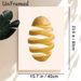 Spiral Potato Slice Painting Poster, Minimalist Surreal Food Art Poster, Unique Artistic Design Ideal For Kitchen And Dining Room Wall Decor_maomaolike.com