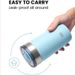 TYESO 550/710ML Portable Insulated With Straw 304 Stainless Steel Vaccum Matte Ice Coffee Tumbler For Outdoor Car Travel_maomaolike.com