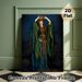 Queen Coronation Classic Portrait Painting Poster, Rich-hued Vintage Royal Figure Art Poster, Elegant Historical Artwork Suitable For Living Room_maomaolike.com