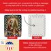 Finnish Spitz And Santa Claus Porcelain Ornament Christmas Tree Hanging Decorations For Home Christmas Holiday, Rectangle, Gift, Multicolor_maomaolike.com