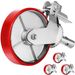 VEVOR Scaffolding Wheels Set, Heavy Duty 4-Pack 8" Scaffolding Casters, With 4400 Lbs Per Set And Locking Stem Casters With Brake, Polyurethane Replacement For Scaffold, Shelves, Workbench_maomaolike.com