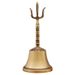 Brass Three Pure Ones Five-Pronged Vajra Handheld Taoist Bell Buddhist Supplies Eight Diagrams Antique Bronze Metal Crafts Customi_maomaolike.com