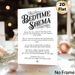 Bedtime Shema Prayer Painting Poster, Vintage Ornate Typographic Religious Text Poster, Soothing Bedtime Prayer Content Ideal For Bedroom Decor_maomaolike.com