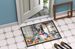 Australian Cattle Dog The Chef Doormat Front Door Mat Indoor Outdoor Rugs For Entryway, Non Slip Washable Low Pile, 24H X 36W_maomaolike.com