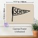 Seattle Pennant Painting Poster, Hand-drawn Minimalist Line Art Poster, Adds Gentle Local Charm, Ideal For Living Room, Bedroom Or Entryway_maomaolike.com
