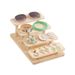 Unisex Solid wood glasses display stand Stepped glasses display props sunglasses bracket Sunglasses rack jewelry display stand_maomaolike.com