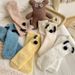 Coral Fleece Socks Women Winter Cute Cartoon Puppy Middle tube Socks Thick Warm Winter Home Sleeping Floor Socks_maomaolike.com