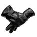 Men's gloves Outdoor biking cold warm student cotton gloves Waterproof touch screen leather gloves for women_maomaolike.com