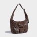 Sweet Cool Girl Fashion Versatile Single Shoulder Underarm Motorcycle Bag Heavy Rivet Multi-Pocket Design Large Capacity Handbag_maomaolike.com