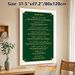 Ayatul Kursi Painting Poster, Elegant Dark Green & Gold Islamic Verse Poster, Clear Bilingual Religious Text, Ideal For Prayer Room And Home Wall_maomaolike.com