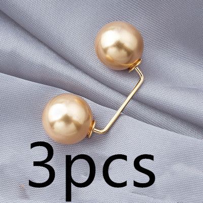 Anti-light Brooch Skirt Waist Button Nail Pearl_maomaolike.com