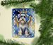 Schnauzer My Angel Porcelain Ornament Christmas Tree Hanging Decorations For Home Christmas Holiday, Rectangle, Gift, Multicolor_maomaolike.com