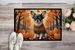 Tricolor Chihuahua Fall Doormat Front Door Mat Indoor Outdoor Rugs For Entryway, Non Slip Washable Low Pile, 24H X 36W_maomaolike.com