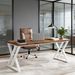 Heavy-Duty Computer Desk, 55" Simple Study Desk Writing Table_maomaolike.com
