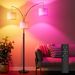 Three-Color Temperature & Dimmable Three-Head Floor Lamp Create A Cozy Home Lighting Ambiance_maomaolike.com