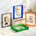 Cross-border Acrylic Light Luxury Picture Display Stand, Wall-mounted Poster Tabletop Floating Photo Frame, Custom-made_maomaolike.com