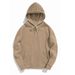 Men's Clothing retro pure cotton sweater jacket pullover solid color large size hoodie_maomaolike.com