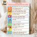Ten Commandments Themed Painting Poster, Colorful Cartoon Illustrative Poster, Inspirational Moral Guidance Decor Idea For Home, Study Area_maomaolike.com