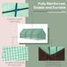 9' X 3' X 3' Portable Mini Greenhouse Outdoor Garden With Large Zipper Doors And Water/UV PE Cover_maomaolike.com