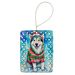 Alaskan Malamute Christmas Porcelain Ornament Christmas Tree Hanging Decorations For Home Christmas Holiday, Rectangle, Gift, Multicolor_maomaolike.com