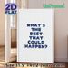 Inspirational Quote Painting Poster, Minimalist Navy Rounded Typography On Grid Poster, Uplifting Message To Foster Positive Mindset, Ideal For_maomaolike.com
