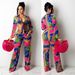 Women's Clothing Fashion Sports And Leisure Milk Silk Printed Two-piece Suit_maomaolike.com