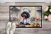 Portuguese Water Dog The Chef Doormat Front Door Mat Indoor Outdoor Rugs For Entryway, Non Slip Washable Low Pile, 24H X 36W_maomaolike.com