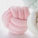 Household Accessories Ins Net Red Home Living Room Decoration Sofa Pillow Bedside Cushion Solid Color Hand Woven Knotted Ball Pillow Ball_maomaolike.com