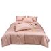 Washable Thin Ice Silk Air Condition Quilt Cover, Cool Four Piece Summer Bed Linen, Lightweight Three-Piece Bed Sheet Set For Daily Bedroom Rest Use
_maomaolike.com