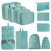 Travel Organizer Set, 7-Piece Travel Kit, Luggage Clothing Sorting & Storage Bags, Storage Cases_maomaolike.com