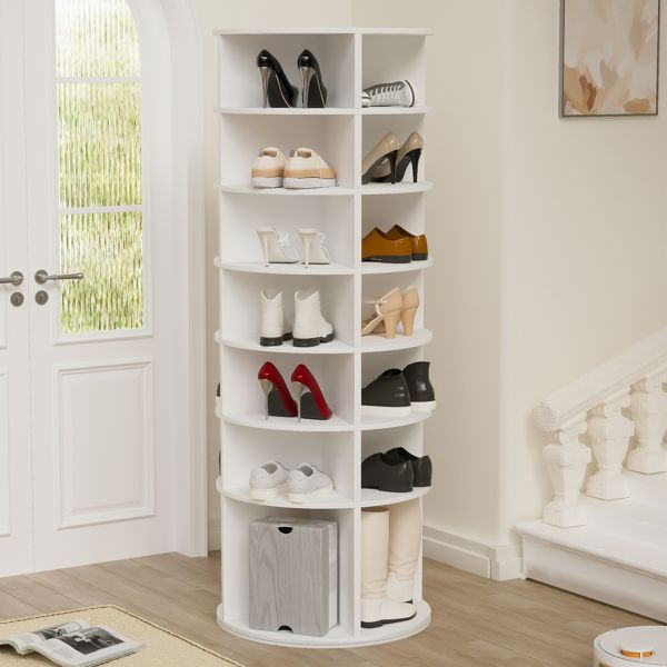 7-story Rotating Shoe RackmnrEa_maomaolike.com