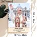 Pope Leo XIV Religious Painting Poster, Serene Warm-toned Snowy Vatican Scene Poster, Inspirational Faith-themed Decor Ideal For Home, Prayer Room_maomaolike.com
