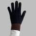 Touch screen gloves winter plus velvet thick warm cold proof knitted gloves outdoor fashion wool split finger gloves for women_maomaolike.com