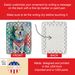 Siberian Husky Christmas Porcelain Ornament Christmas Tree Hanging Decorations For Home Christmas Holiday, Rectangle, Gift, Multicolor_maomaolike.com