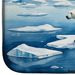 Polar Bear On The Ice Dish Drying Mat Absorbent Dish Drying Mat Pad For Kitchen Counter Dish Drainer Mat For Countertop, 14 X 21", Multicolor_maomaolike.com