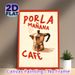 Coffee Themed Painting Poster, Vintage Retro Style Poster With Moka Pot & Spanish Coffee Slogan, Warm Decorative Piece Ideal For Kitchen, Café And_maomaolike.com